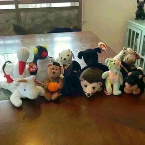 Vintage Beanie Baby lot - 11 in total!